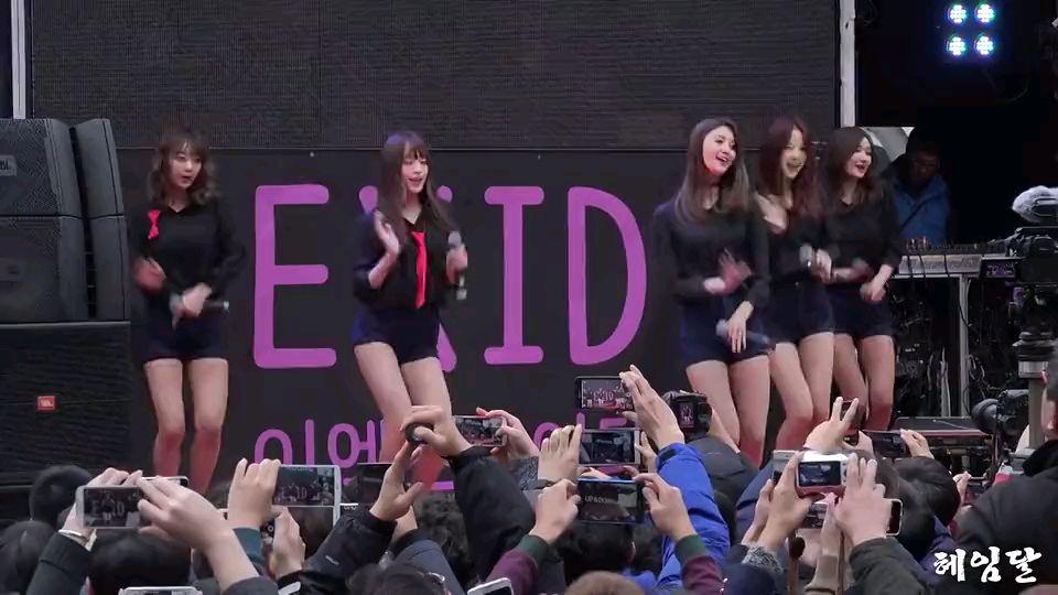 韩国女团饭拍视频